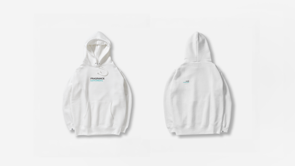 Retaw Hoodie FRAGMENT FRAGRANCE Logo / WHITE