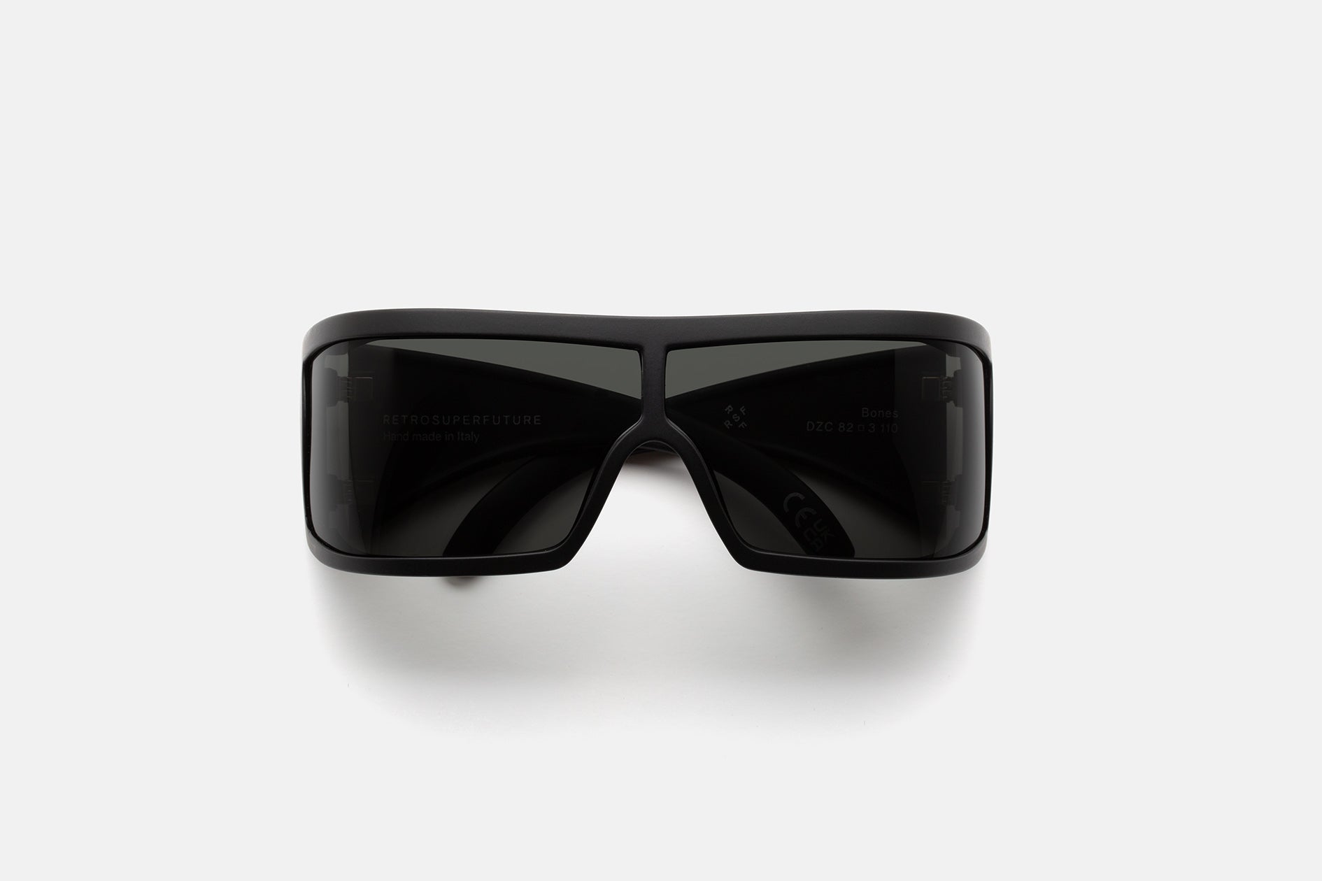 retro superfuture Bones Black Matte
