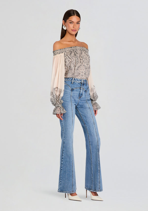 Retrofête Chavi Off The Shoulder Top Hemant & Nandita