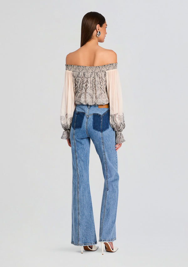 Retrofête Chavi Off The Shoulder Top Hemant & Nandita