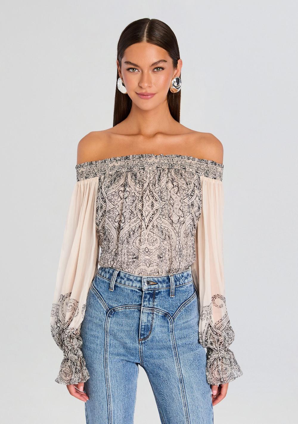 retrofête Chavi Off The Shoulder Top Hemant & Nandita