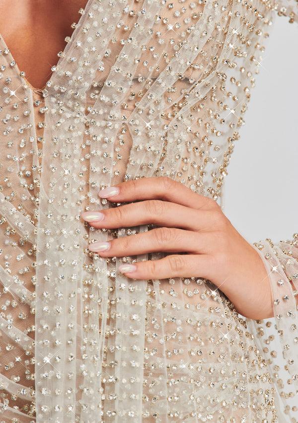 Retrofête Opal Crystal Embellished Dress Retrofête X May Mashiah