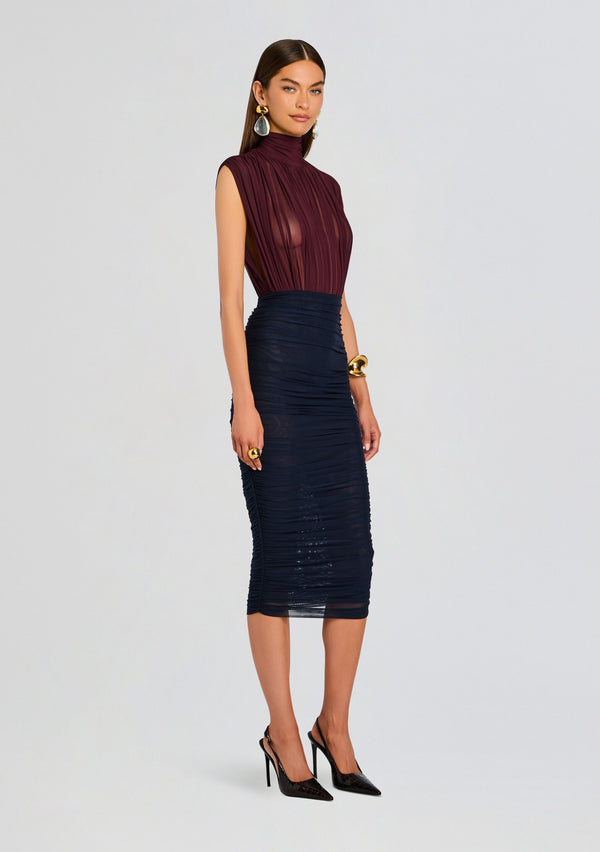 retrofête Ada Midi Skirt SEROYA