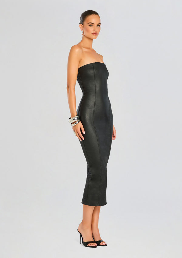 Retrofête Adalaide Coated Midi Dress SEROYA