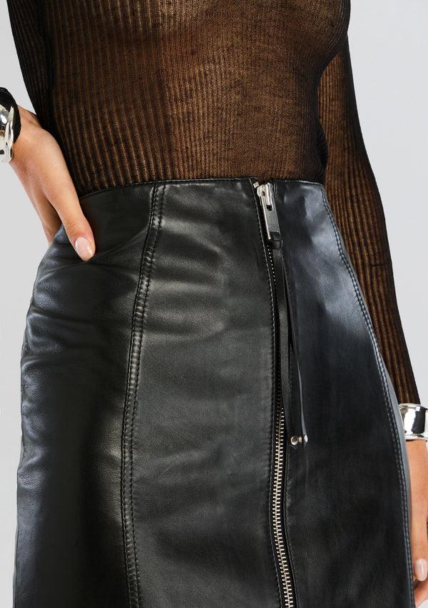 Retrofête Adrienne Leather Skirt Retrofête