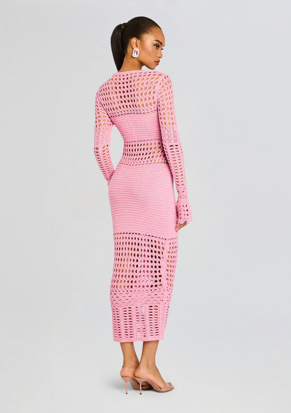 Retrofête Airie Knit Crochet Dress Retrofête