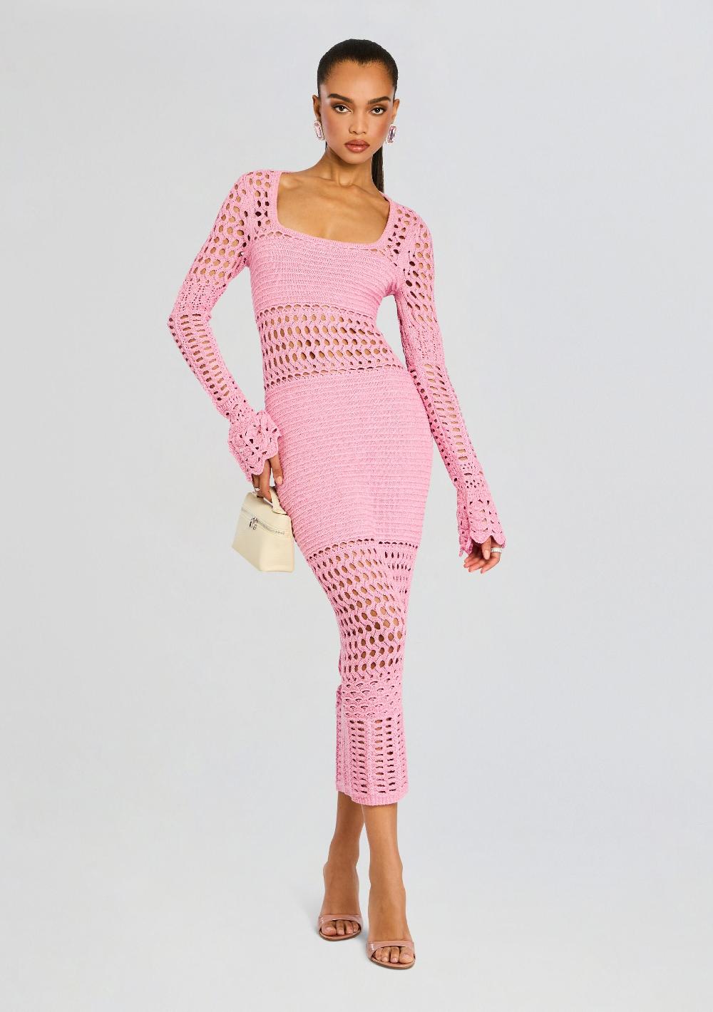 retrofête Airie Knit Crochet Dress retrofête