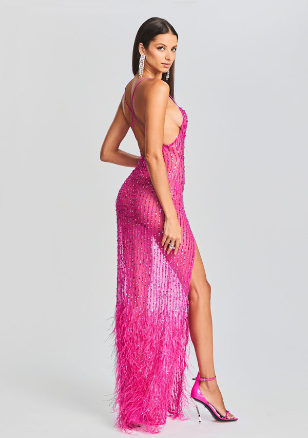 Retrofête Alessandra Embellished Dress Retrofête