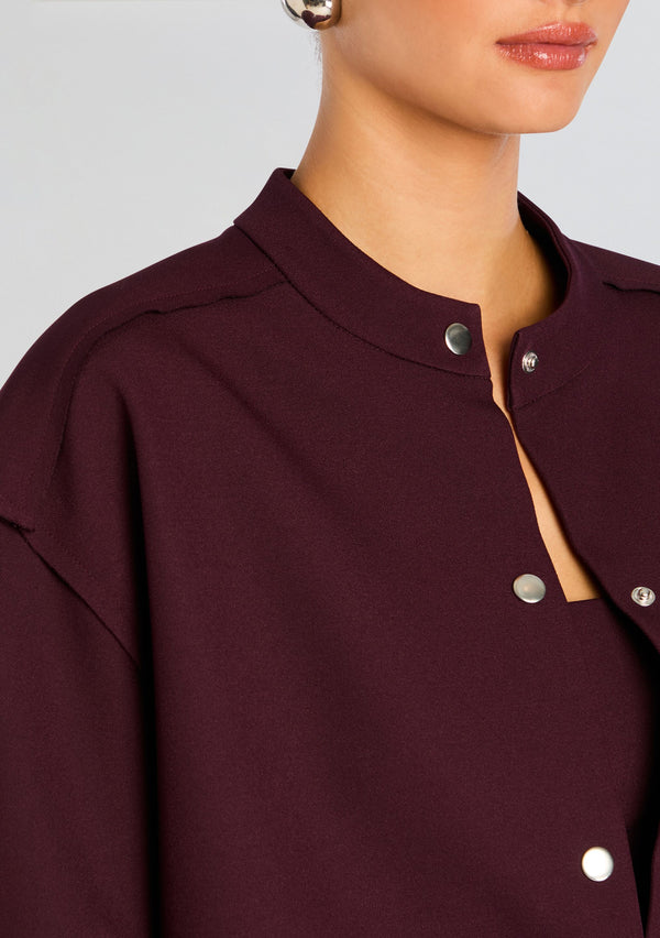 Retrofête Ali Heavy Crepe Shacket SEROYA