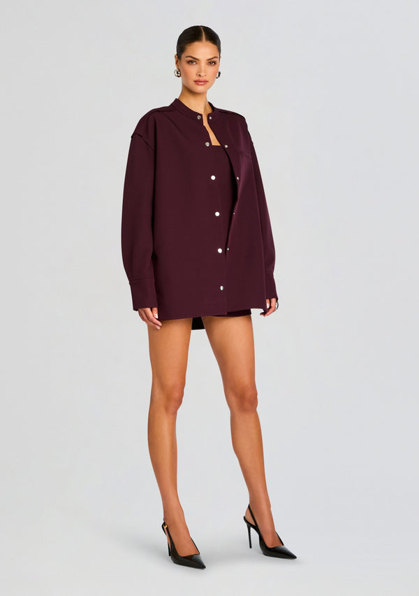 Retrofête Ali Heavy Crepe Shacket SEROYA