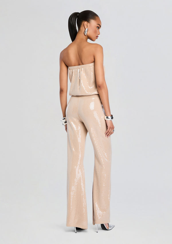 Retrofête Allie Sequin Knit Jumpsuit Retrofête