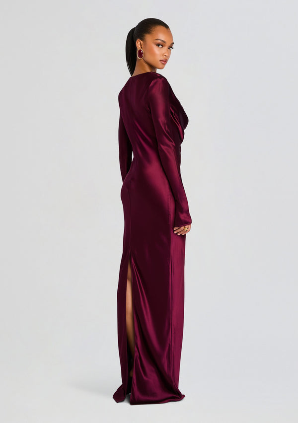 Retrofête Anna Cowl Evening Dress Sans Faff