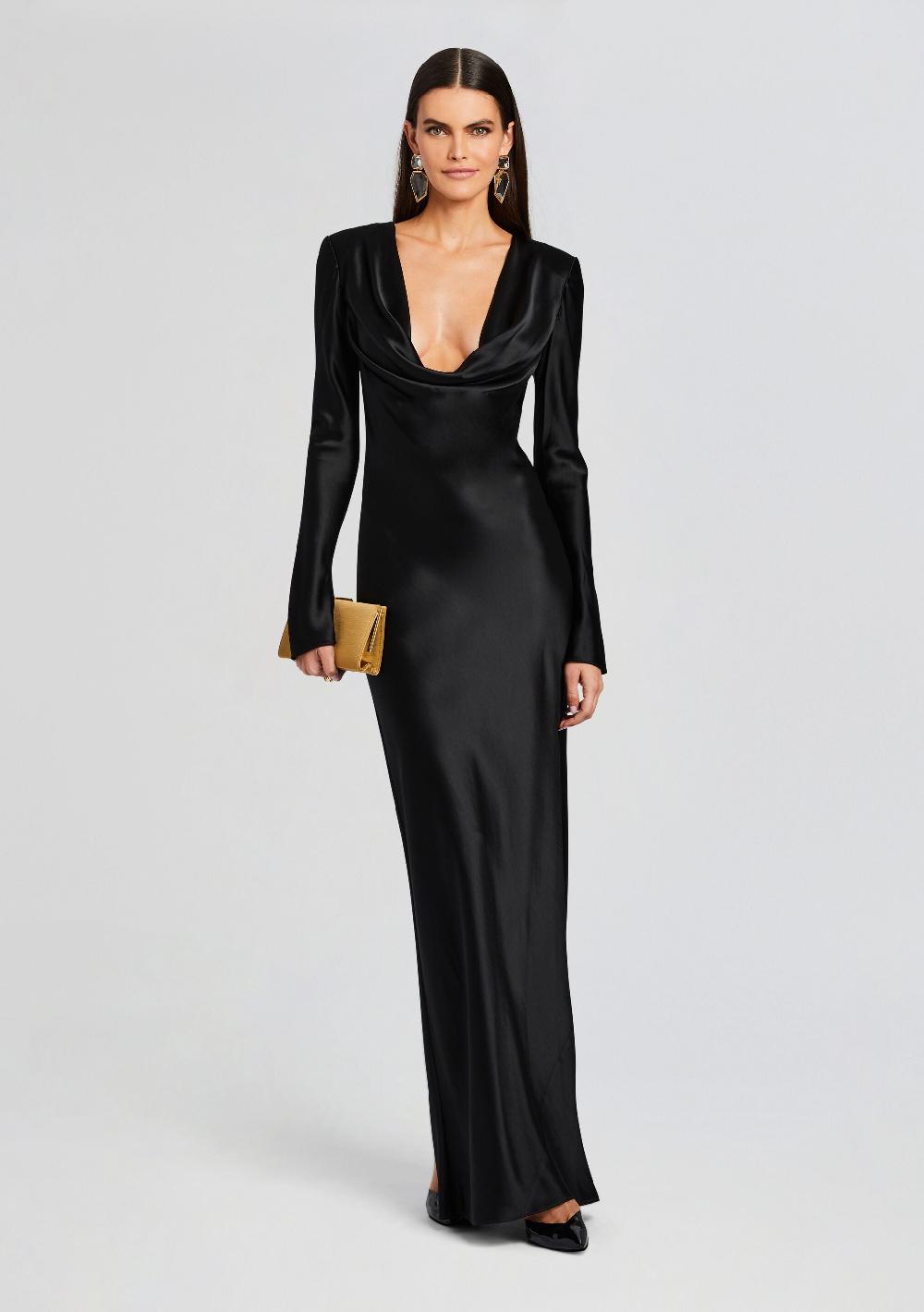 retrofête Anna Cowl Evening Dress Sans Faff