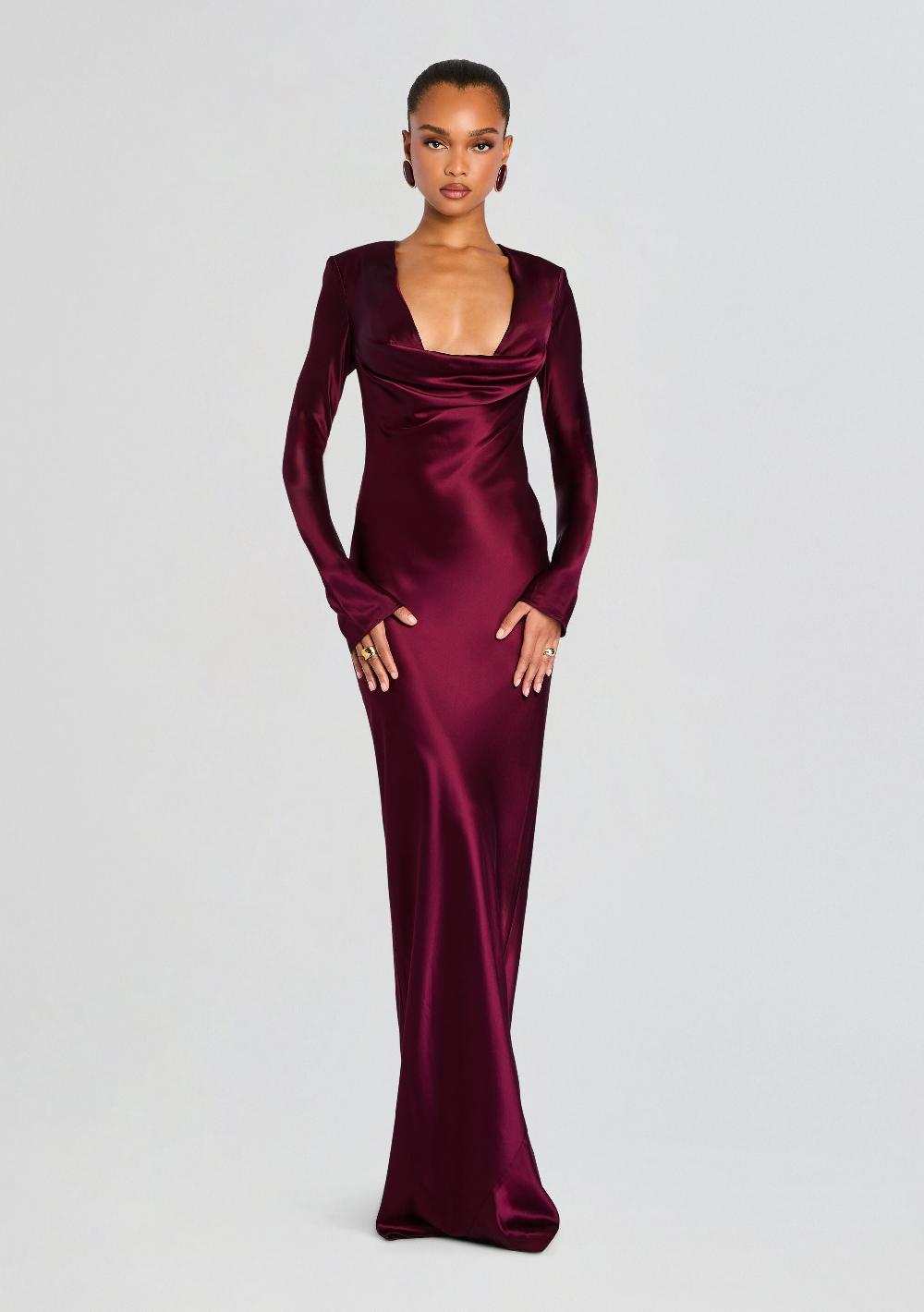 retrofête Anna Cowl Evening Dress Sans Faff
