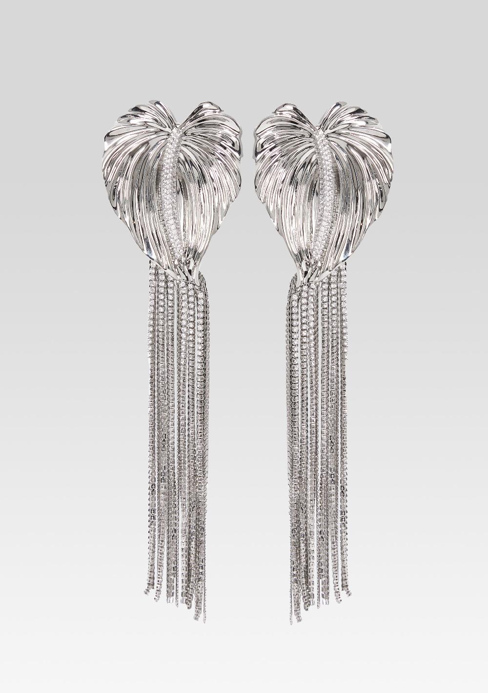 retrofête Anthurium Drop Crystal Earring retrofête