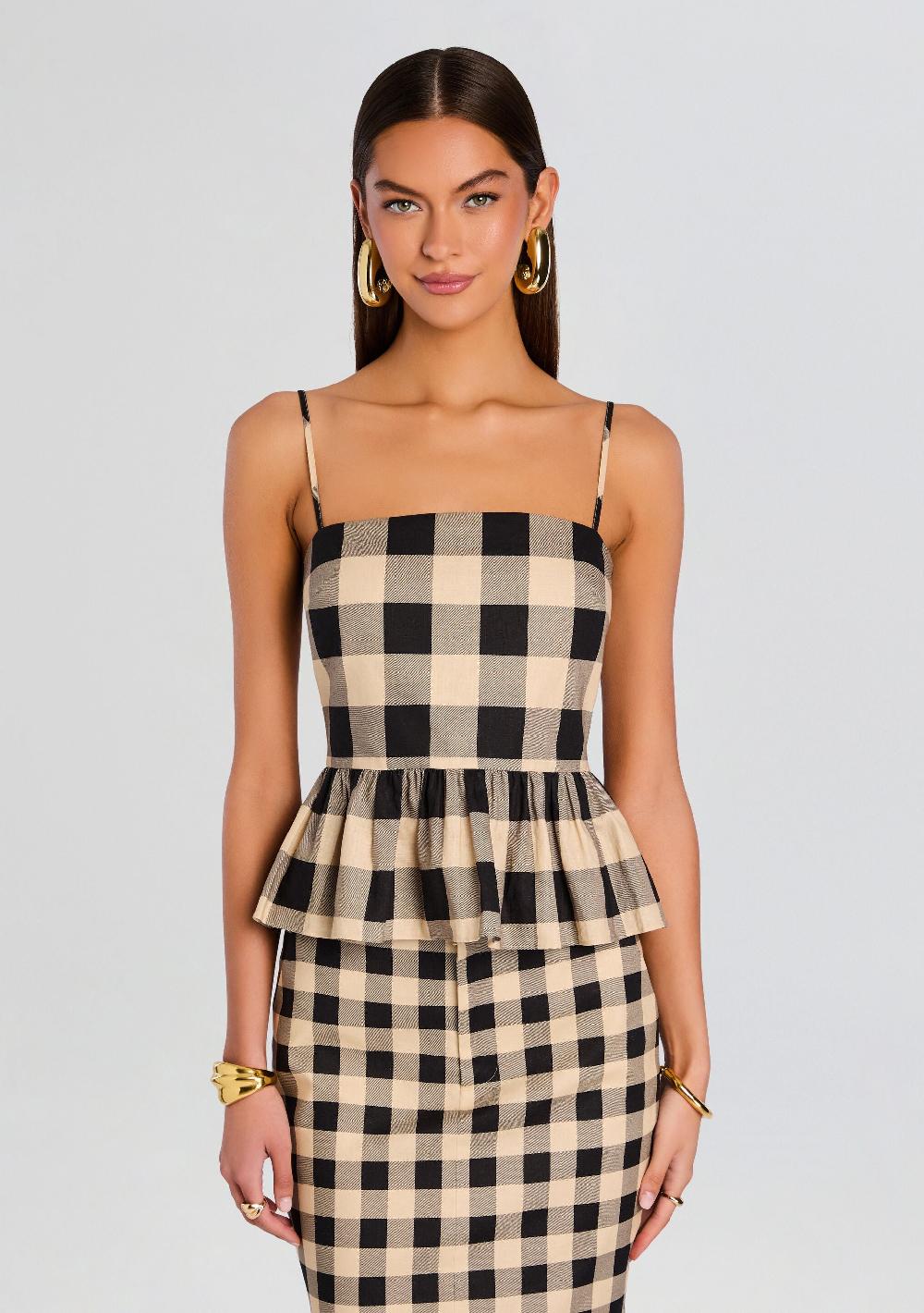 retrofête Ara Linen Top SEROYA