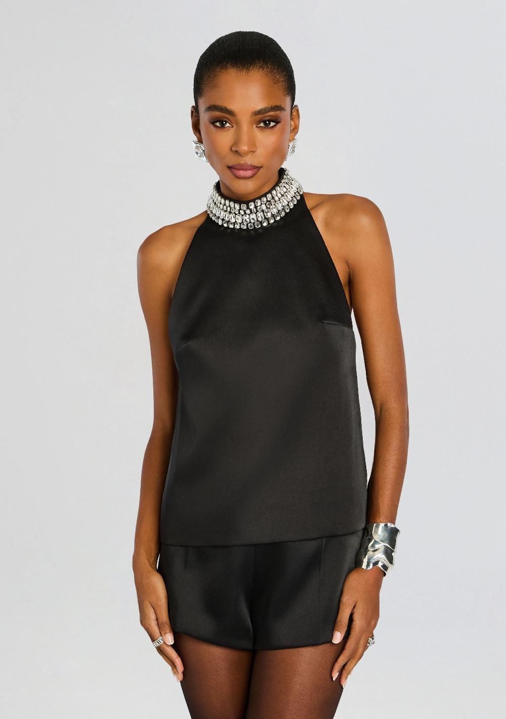 retrofête Ardiana Embellished Top retrofête