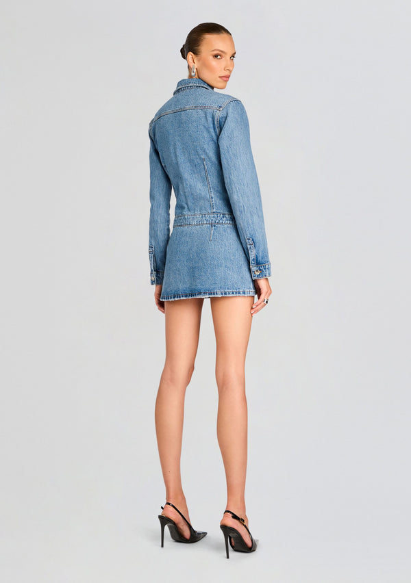 Retrofête Arizona Denim Mini Dress SEROYA