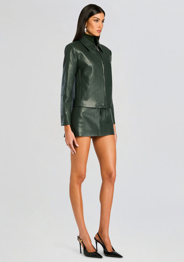 Retrofête Asha Faux Leather Jacket SEROYA
