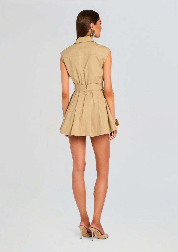 Retrofête Audley Trench Mini Dress Sans Faff