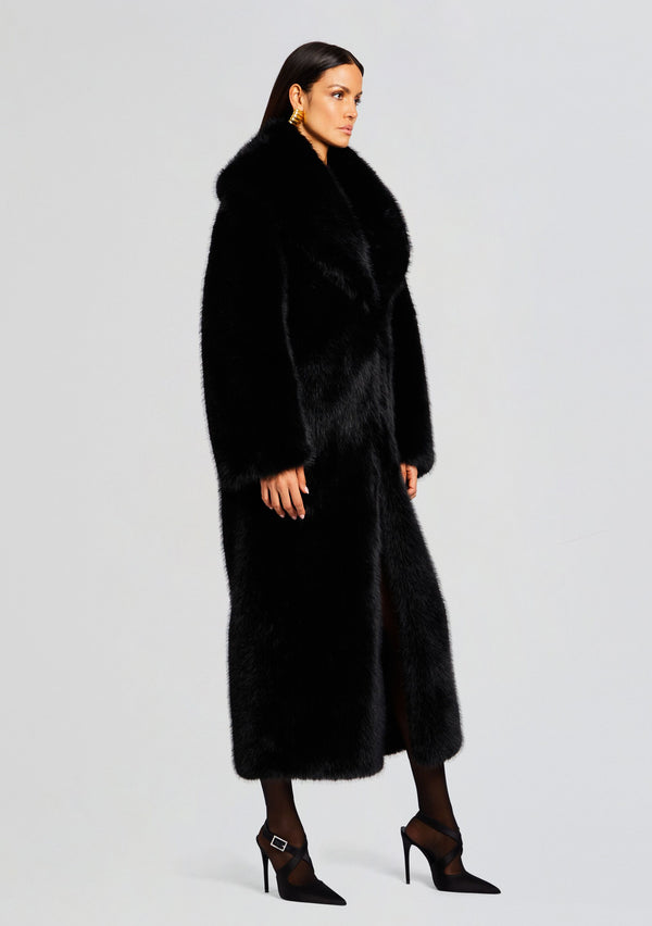 Retrofête Averie Faux Fur Coat Retrofête
