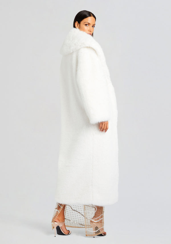 Retrofête Averie Faux Fur Coat Retrofête