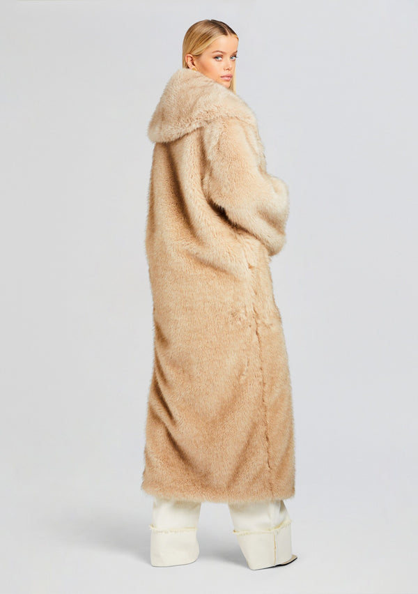 Retrofête Averie Faux Fur Coat Retrofête