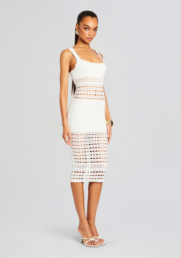 Retrofête Avril Knit Crochet Dress Retrofête