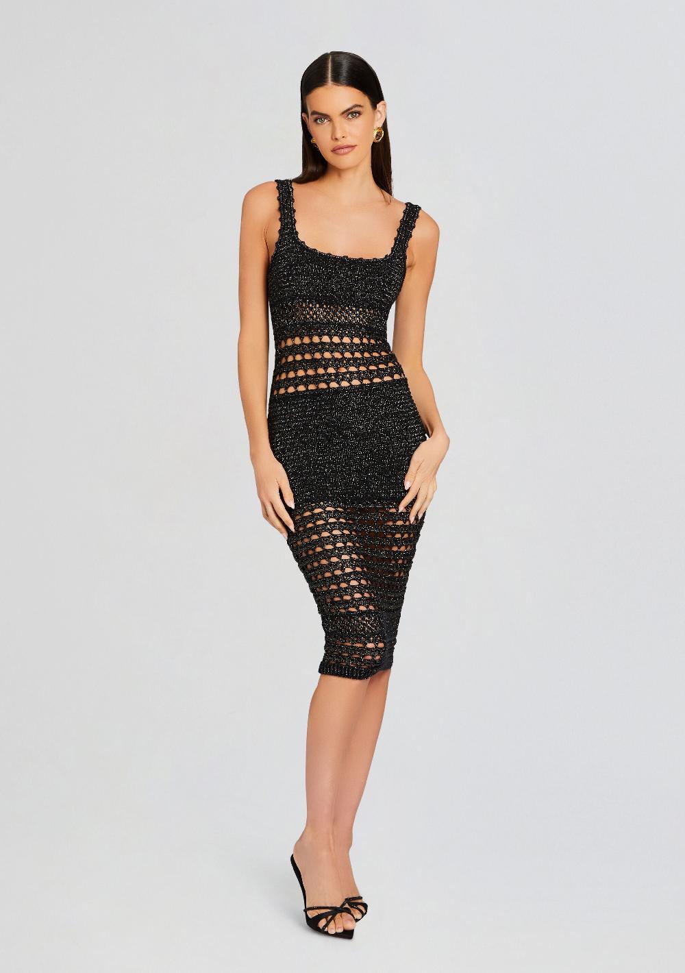 retrofête Avril Knit Crochet Dress retrofête