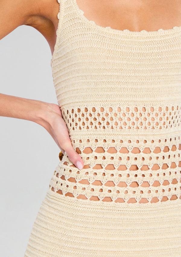 Retrofête Avril Knit Crochet Dress Retrofête