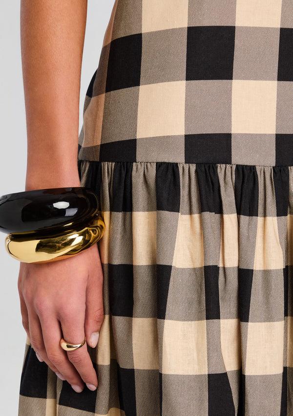 Retrofête Aydan Linen Maxi Dress SEROYA