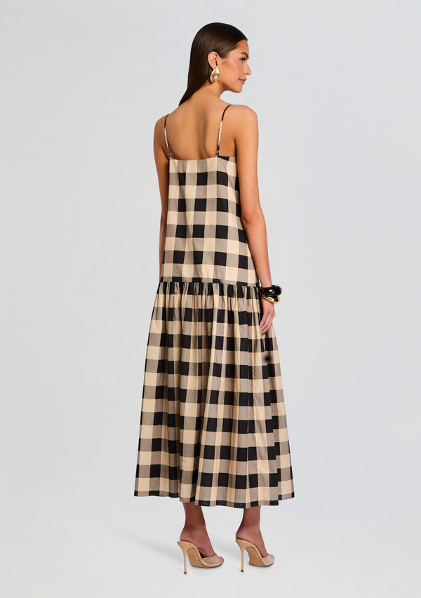 Retrofête Aydan Linen Maxi Dress SEROYA