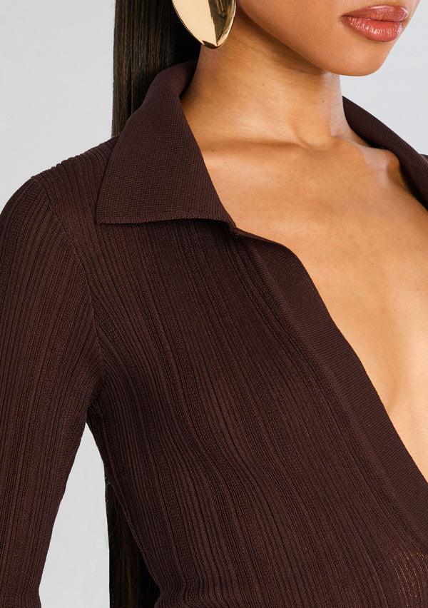 Retrofête Azula Rib Knit Maxi Dress SEROYA