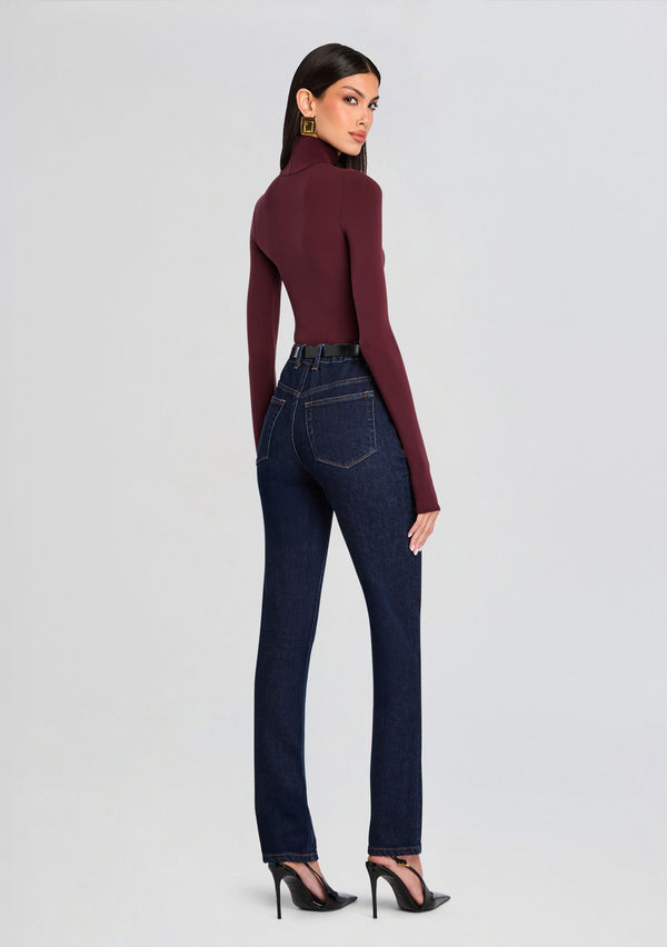 Retrofête Ballet Turtleneck Bodysuit Commando