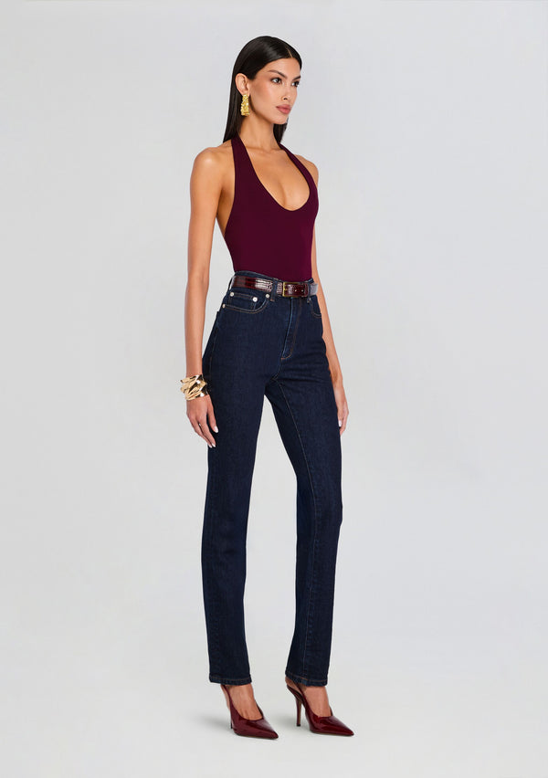 Retrofête Bamboo Halter Bodysuit Sans Faff