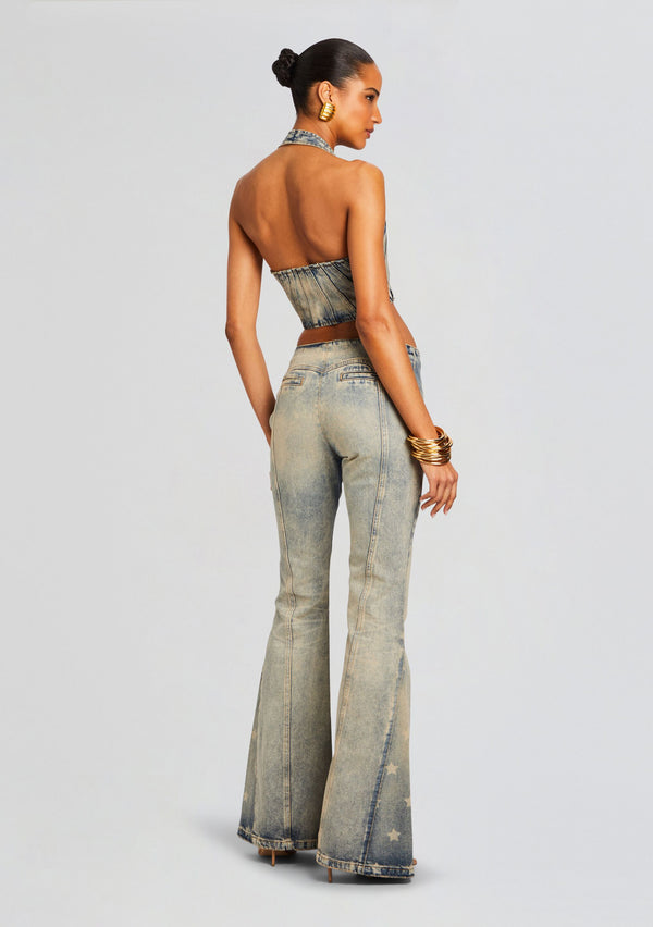 Retrofête Bandit Denim Top Retrofête