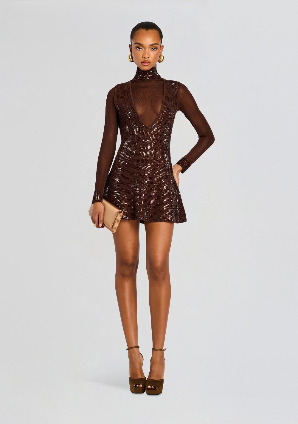 retrofête Bastet Embellished Dress retrofête