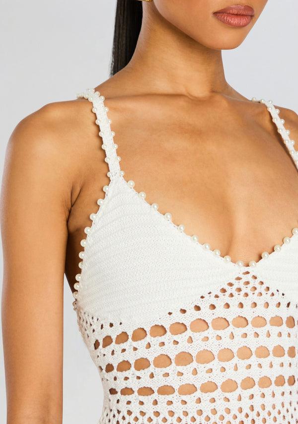 Retrofête Belize Knit Crochet Dress Retrofête