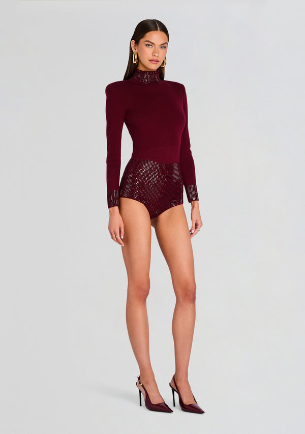 Retrofête Bethanie Embellished Romper Retrofête