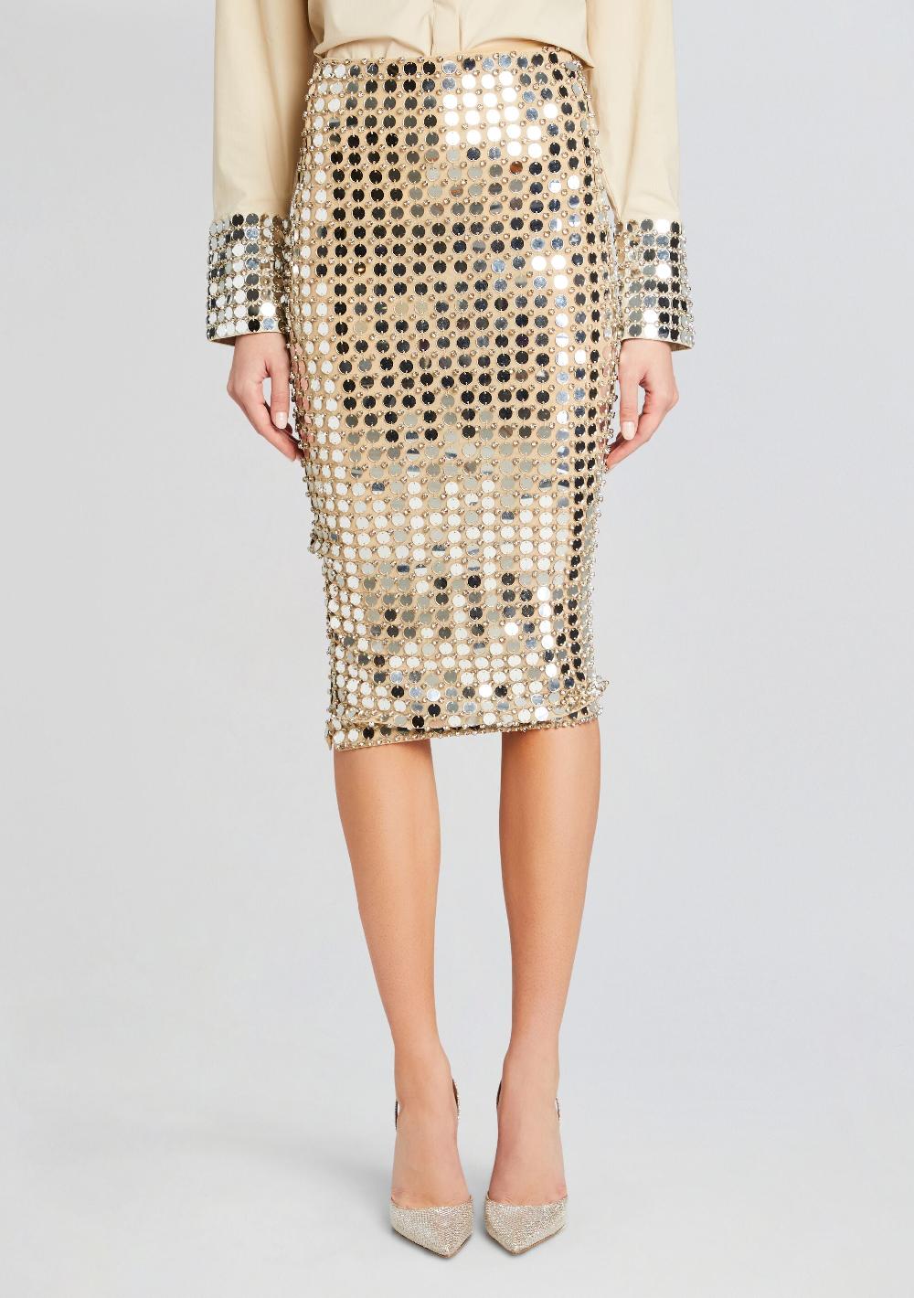 retrofête Brelan Embellished Skirt retrofête