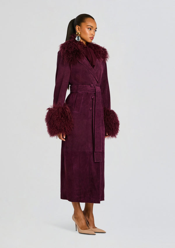 Retrofête Britta Suede Coat Retrofête