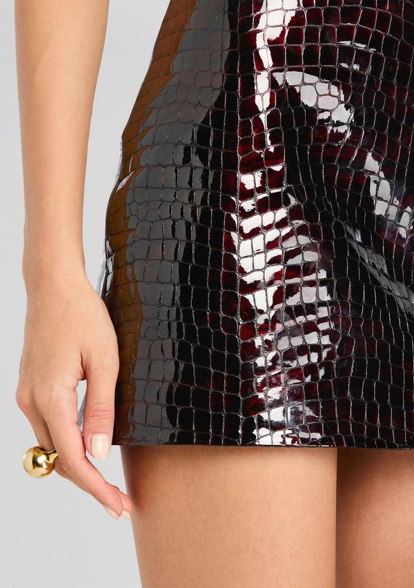 Retrofête Camila Leather Skirt Retrofête