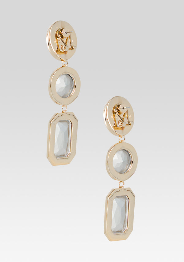 Retrofête Camille Gemstone Drop Earrings Retrofête