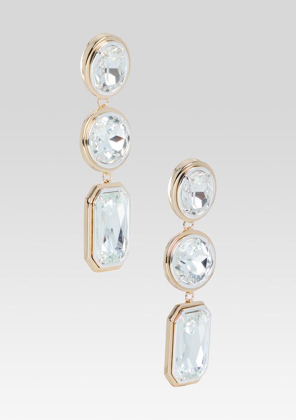 Retrofête Camille Gemstone Drop Earrings Retrofête