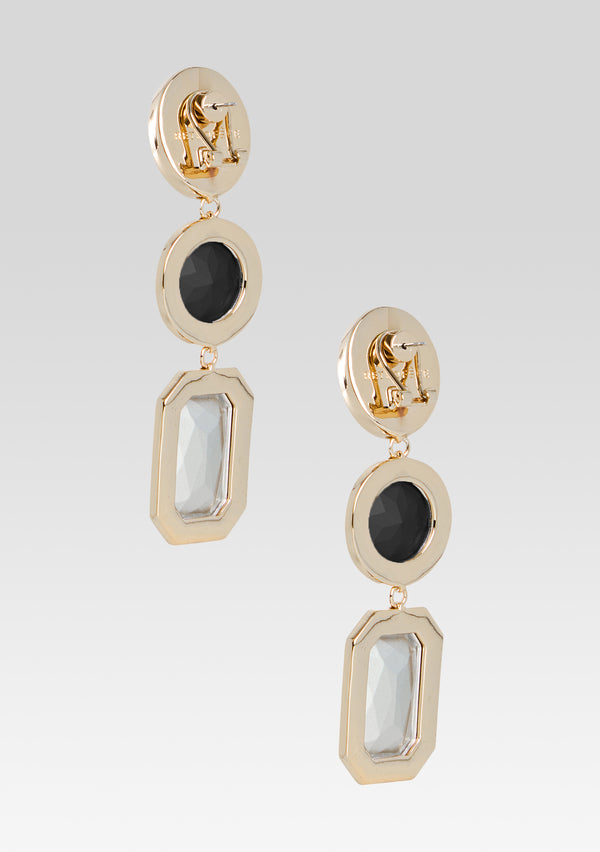 Retrofête Camille Gemstone Drop Earrings Retrofête