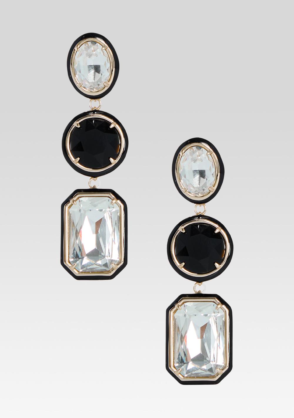 retrofête Camille Gemstone Drop Earrings retrofête