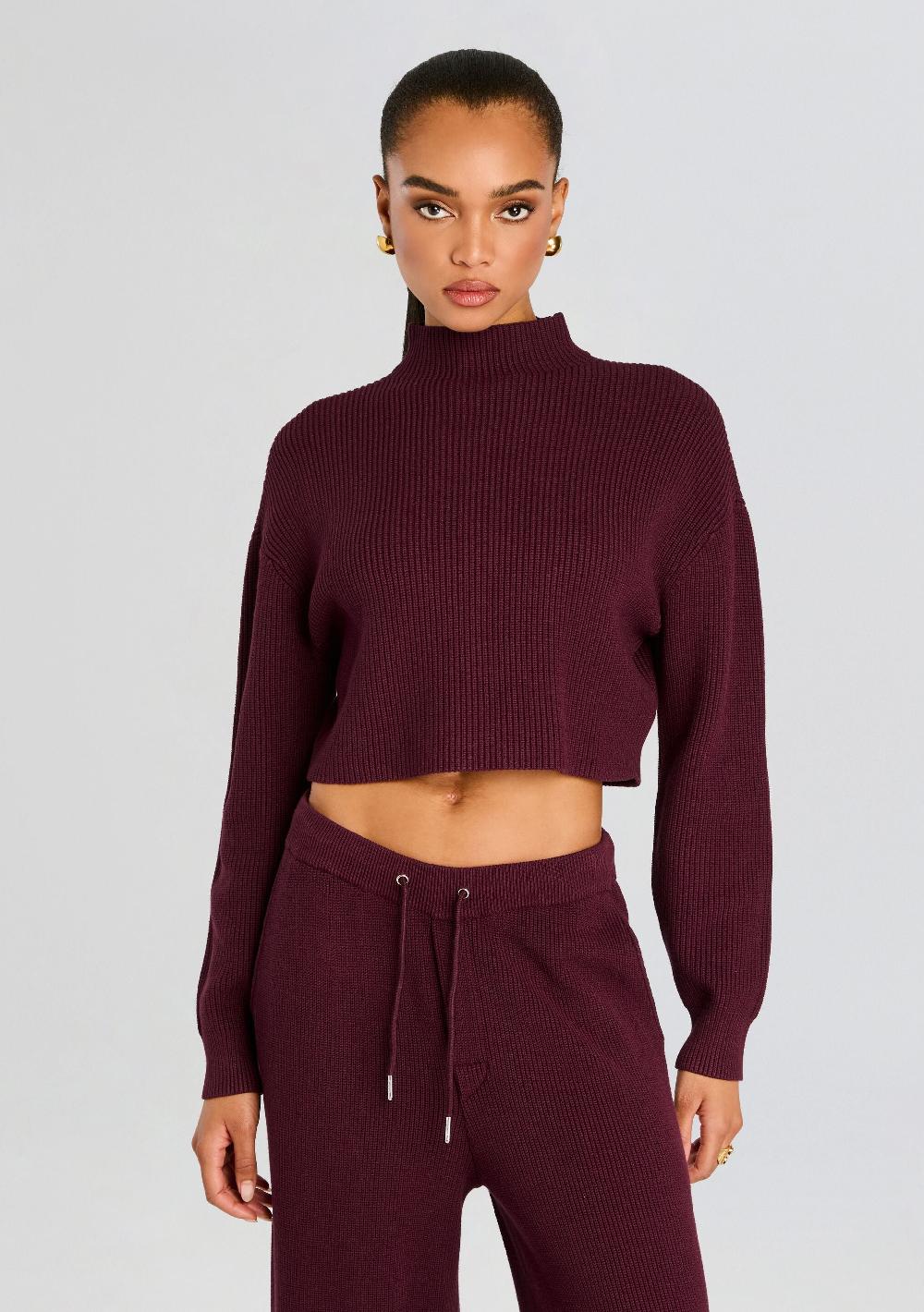 retrofête Carmen Mid Cropped Sweater SEROYA