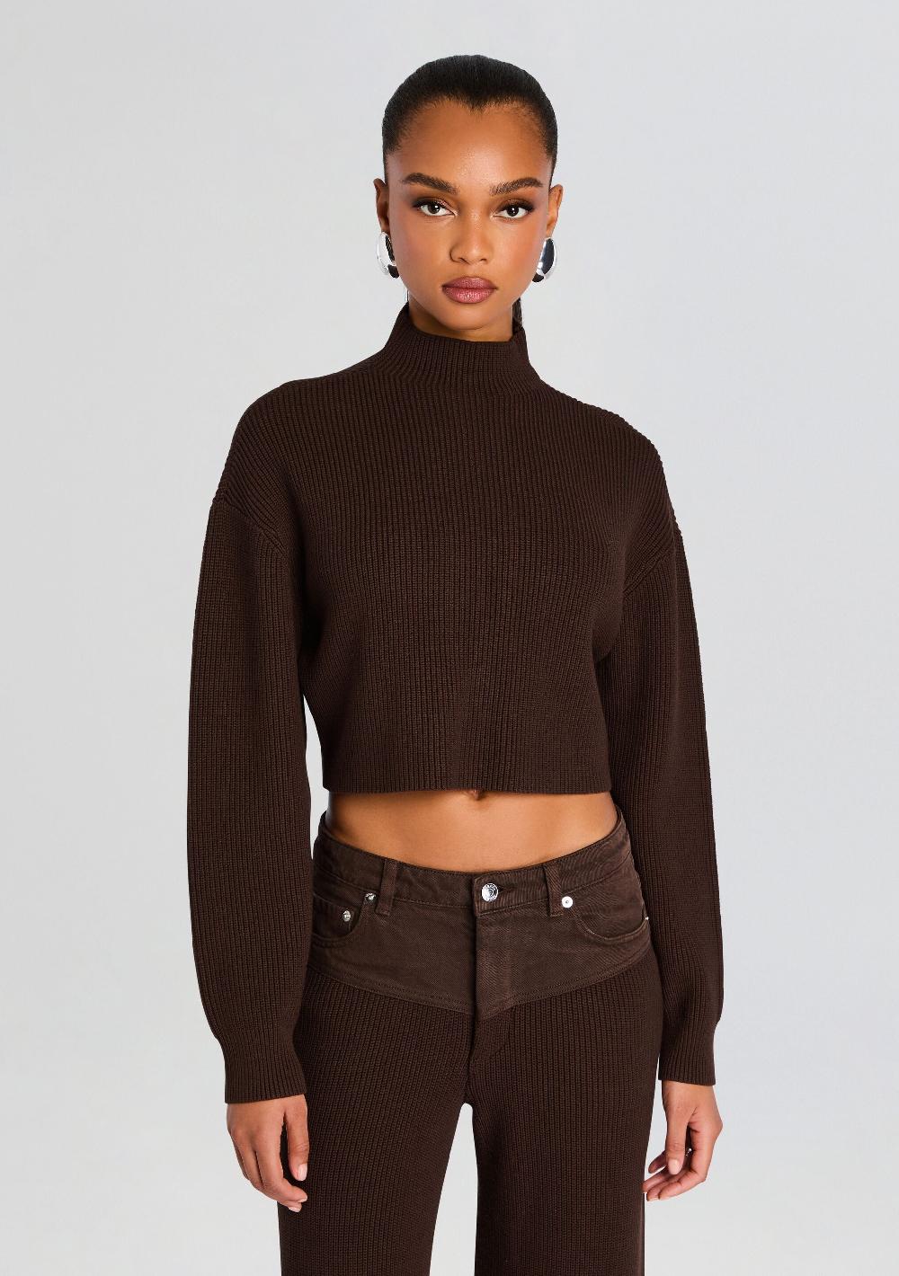 retrofête Carmen Mid Cropped Sweater SEROYA