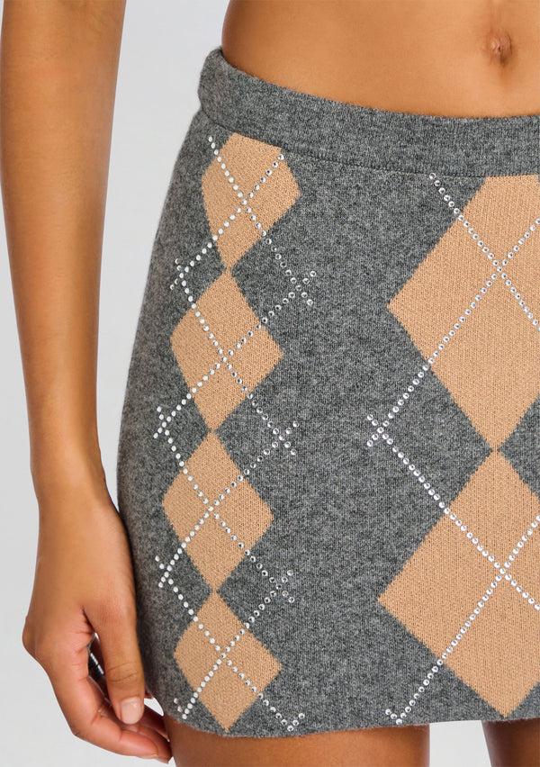 Retrofête Cecilie Embellished Knit Skirt Retrofête