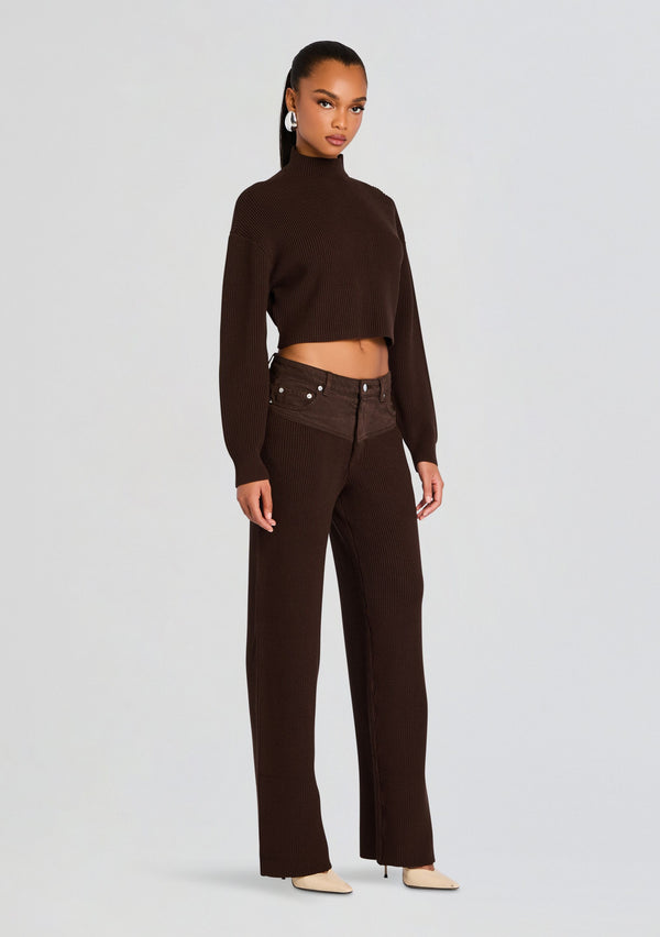 Retrofête Chani Knit Denim Pant SEROYA